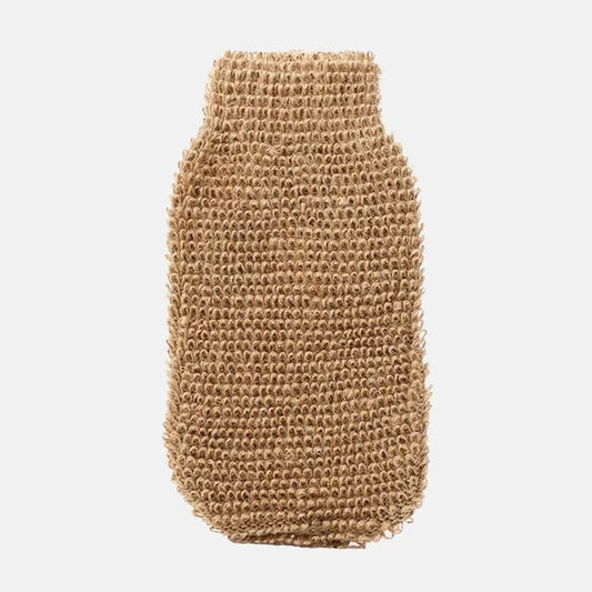 Gant exfoliant en fibre naturelle