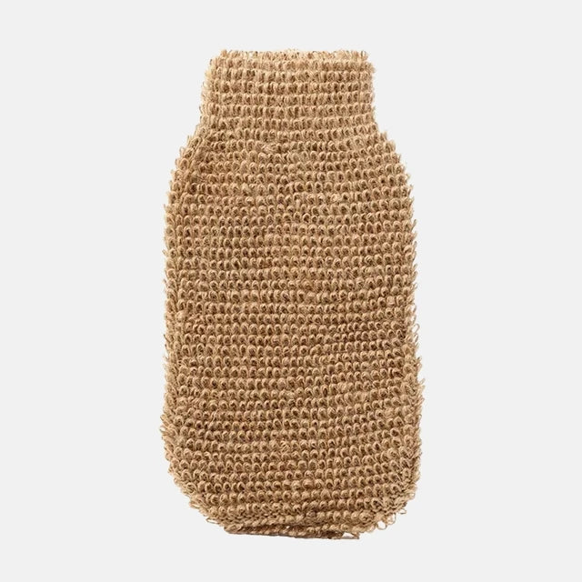 Gant exfoliant en fibre naturelle