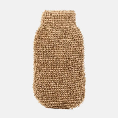 Gant exfoliant en fibre naturelle